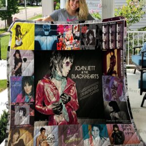 M310748 Joan Jett Quilt Blanket  Quilt